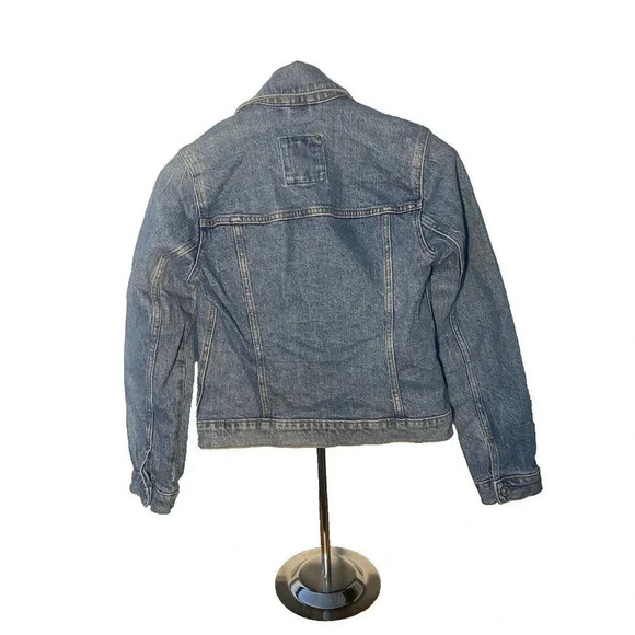 Abercrombie & Fitch Denim Jacket Medium Wash Women's Size XS - Picture 2 of 7